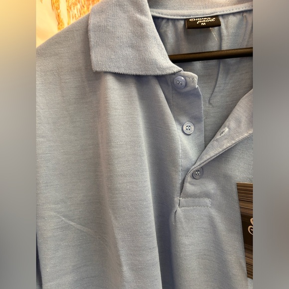 Blue polo men’s shirt - Picture 3 of 4